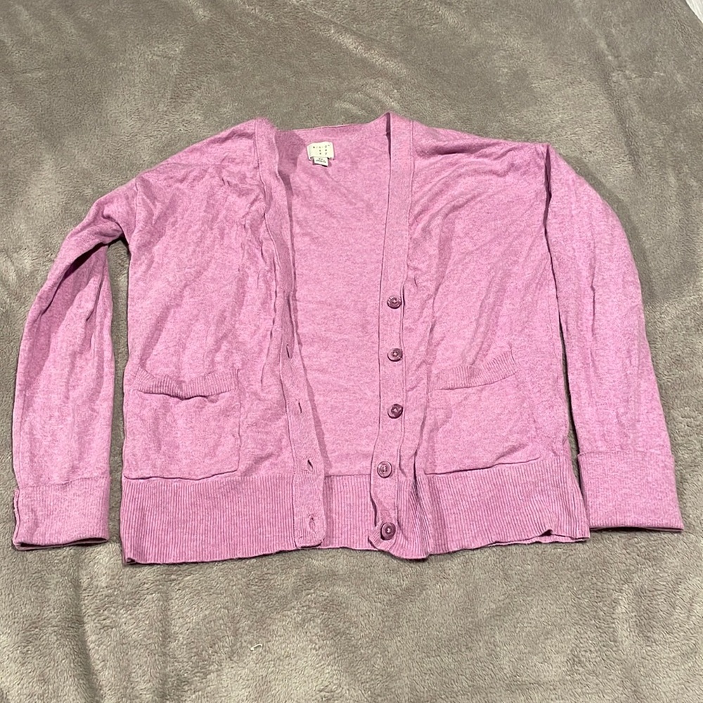 Purple Cardigan XS